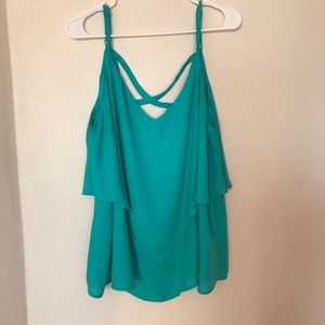 Torrid turquoise spaghetti strap